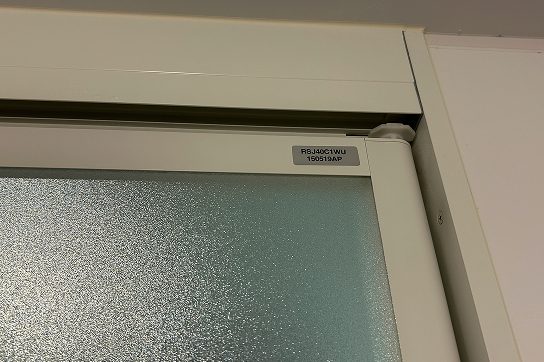 お風呂・ドア内側右上